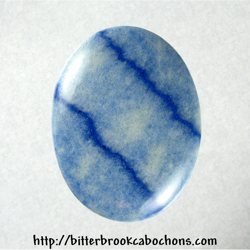 Blue Quartz Cabochon