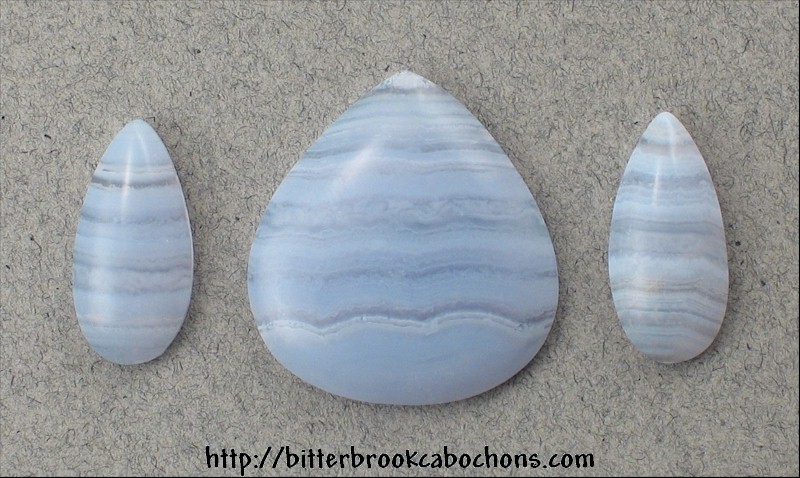 Blue Lace Agate Trio