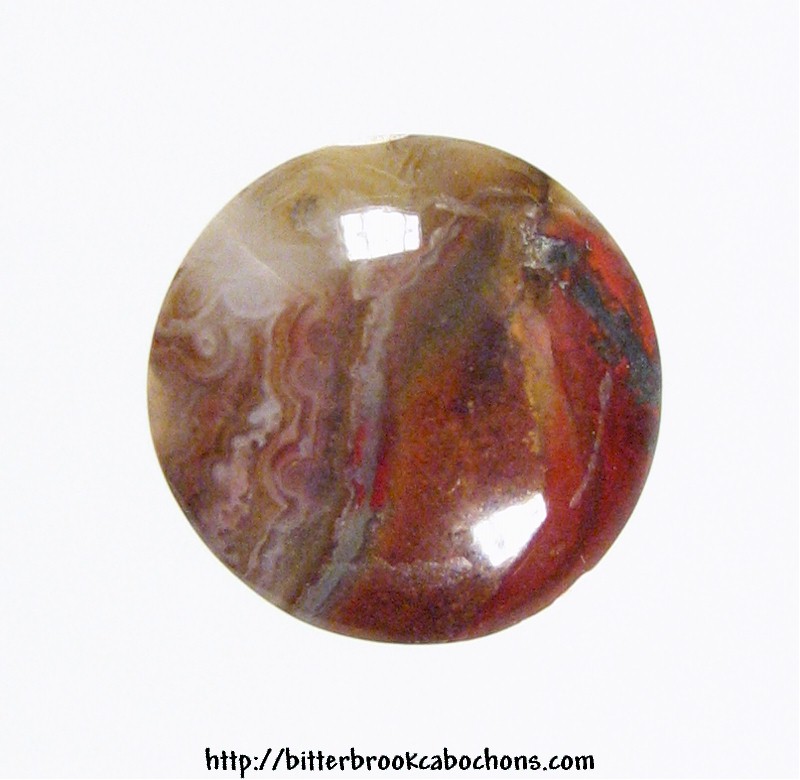 Red Lace Agate<br>14 x 4.5