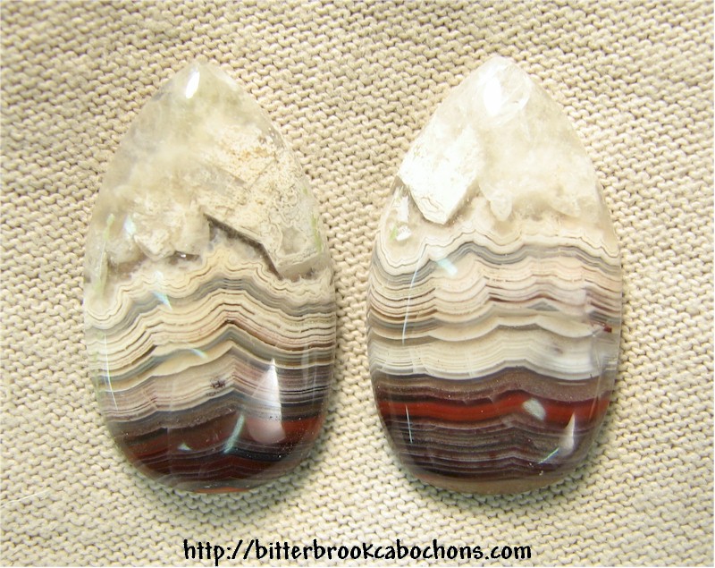 Lace Agate Cabochons