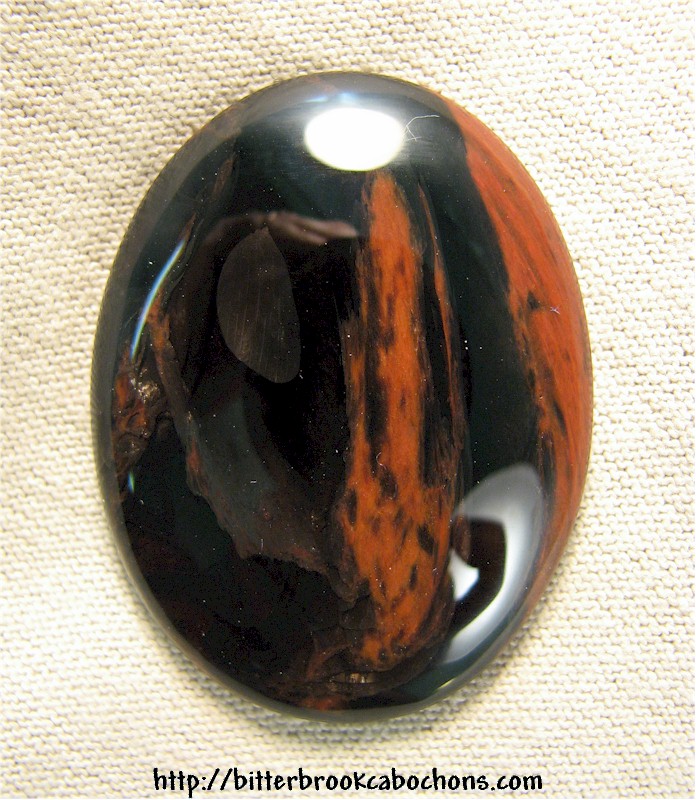 Mahogany Obsidian Cabochon