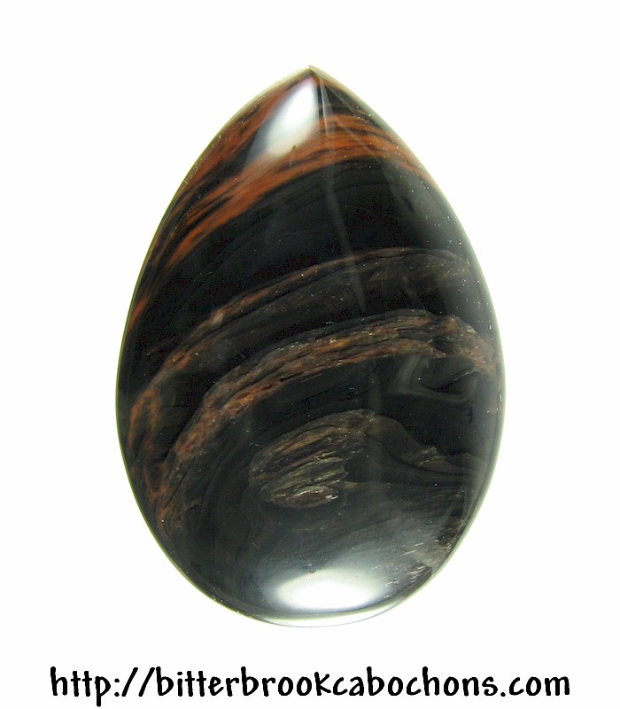 Mahogany Obsidian Cabochon