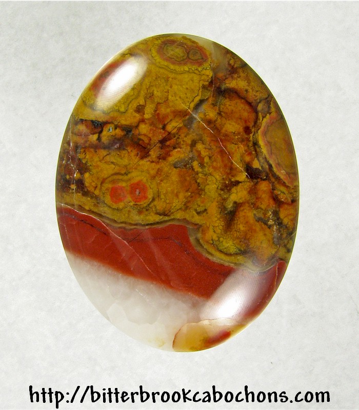 Poppy Jasper Cabochon