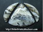 Silver Lace Agate Cabochons